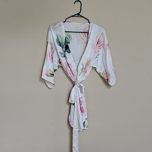 Floral robe
